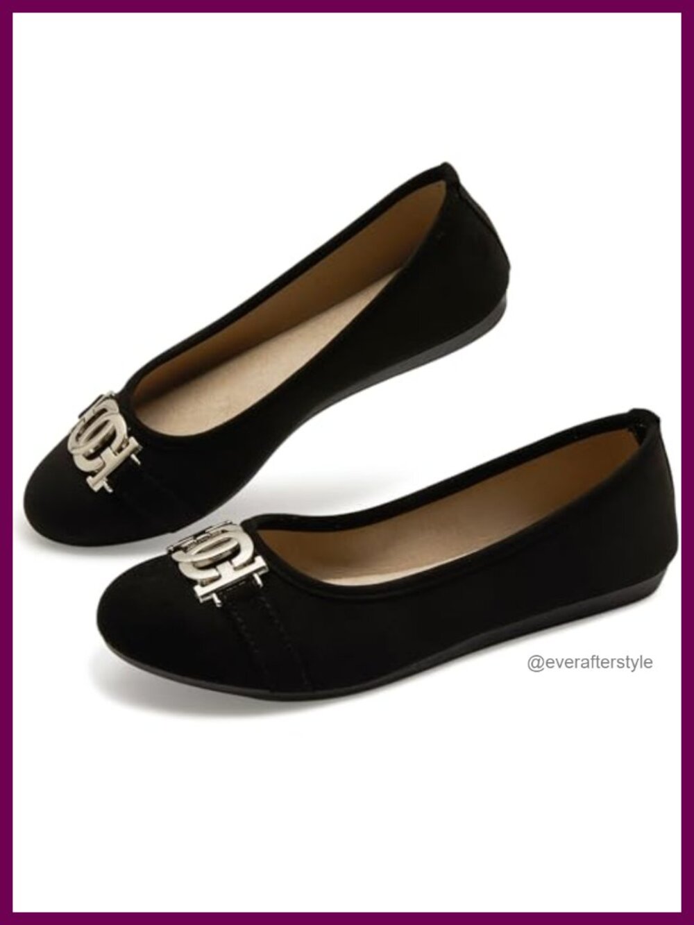 Women's Ballet Flats Slip On Round Toe Comfortable Walking Shoes